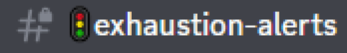 Discord Exhaustion Alerts