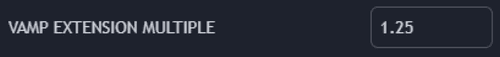 VAMP extension setting