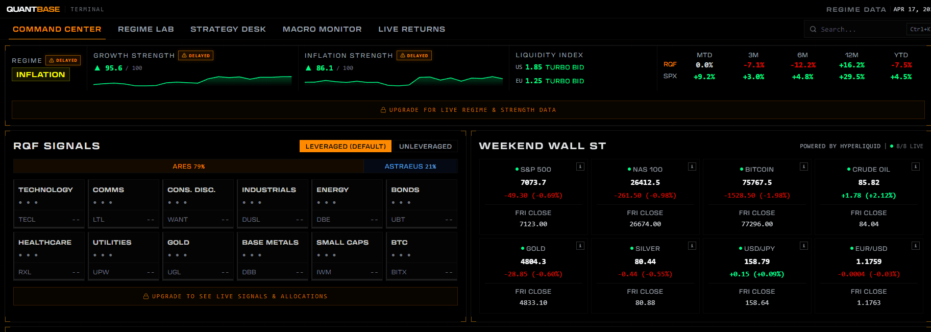 QuantBase Terminal Preview