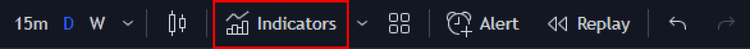 Top bar navigation